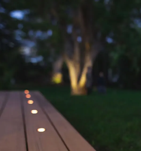 1” Deck Light shown in use on a Western Canada property