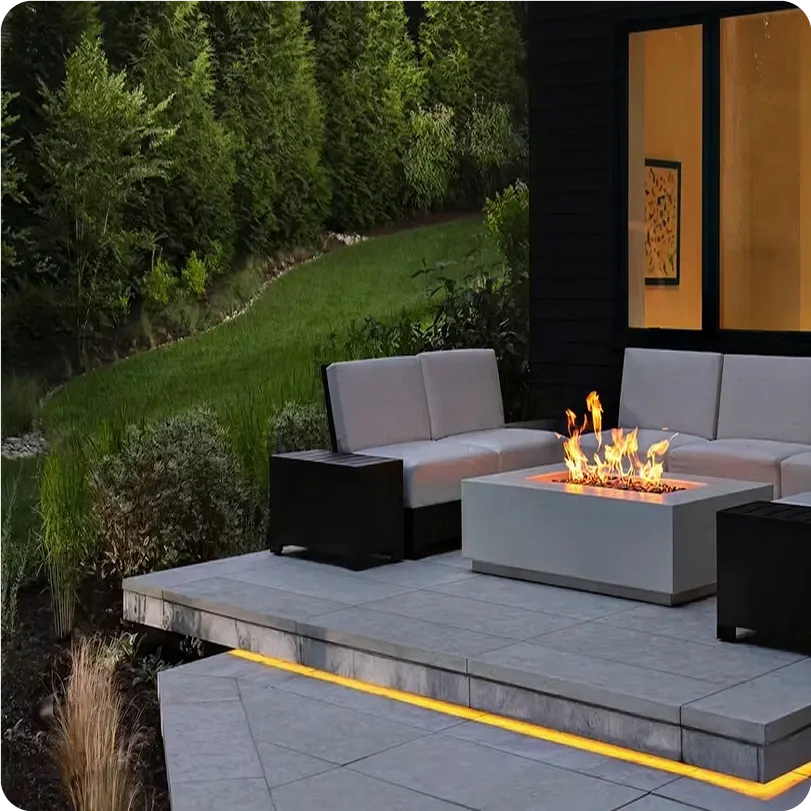 Permanent outdoor LED lighting installed on a Western Canada home — project photo 5