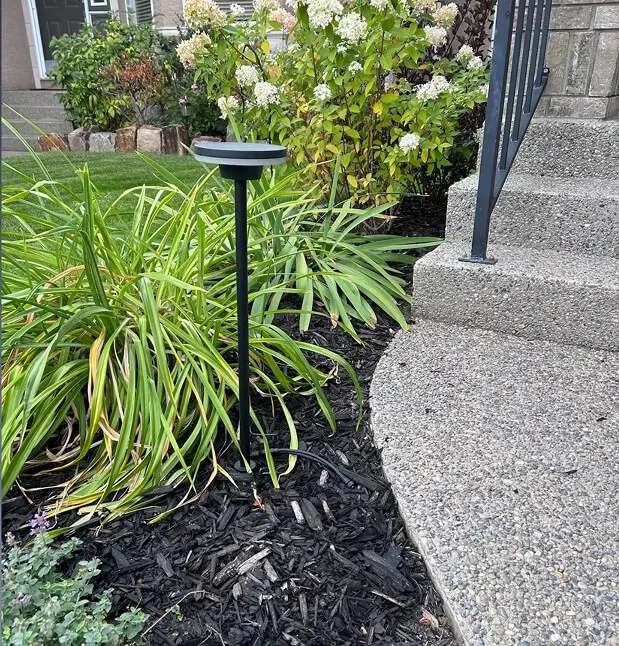 Close-up detail of the Modern Pathway Light