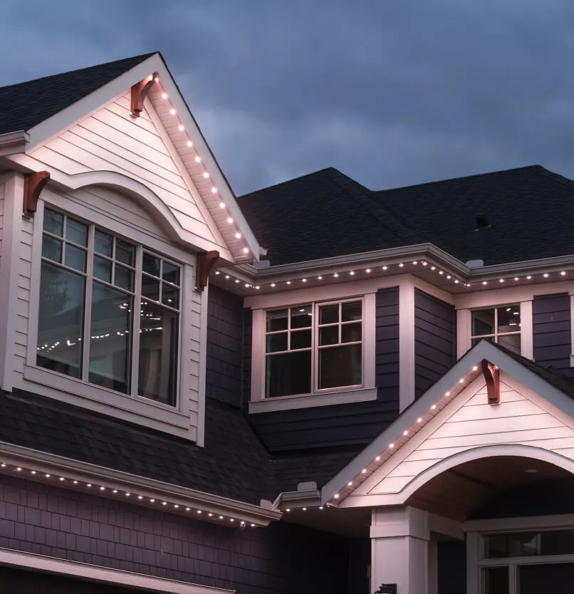 Close-up detail of the 1" Soffit Lights